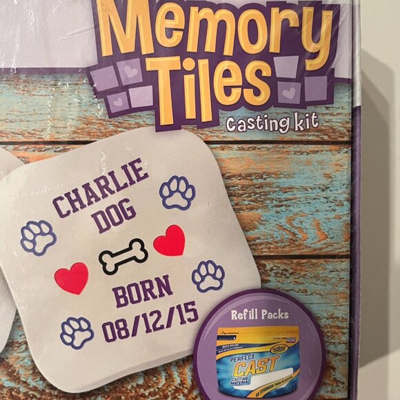 Memory Tile Casting Kits  (Set of 2) Just Paint and Customize Ages 8+ - Picture 8 of 15